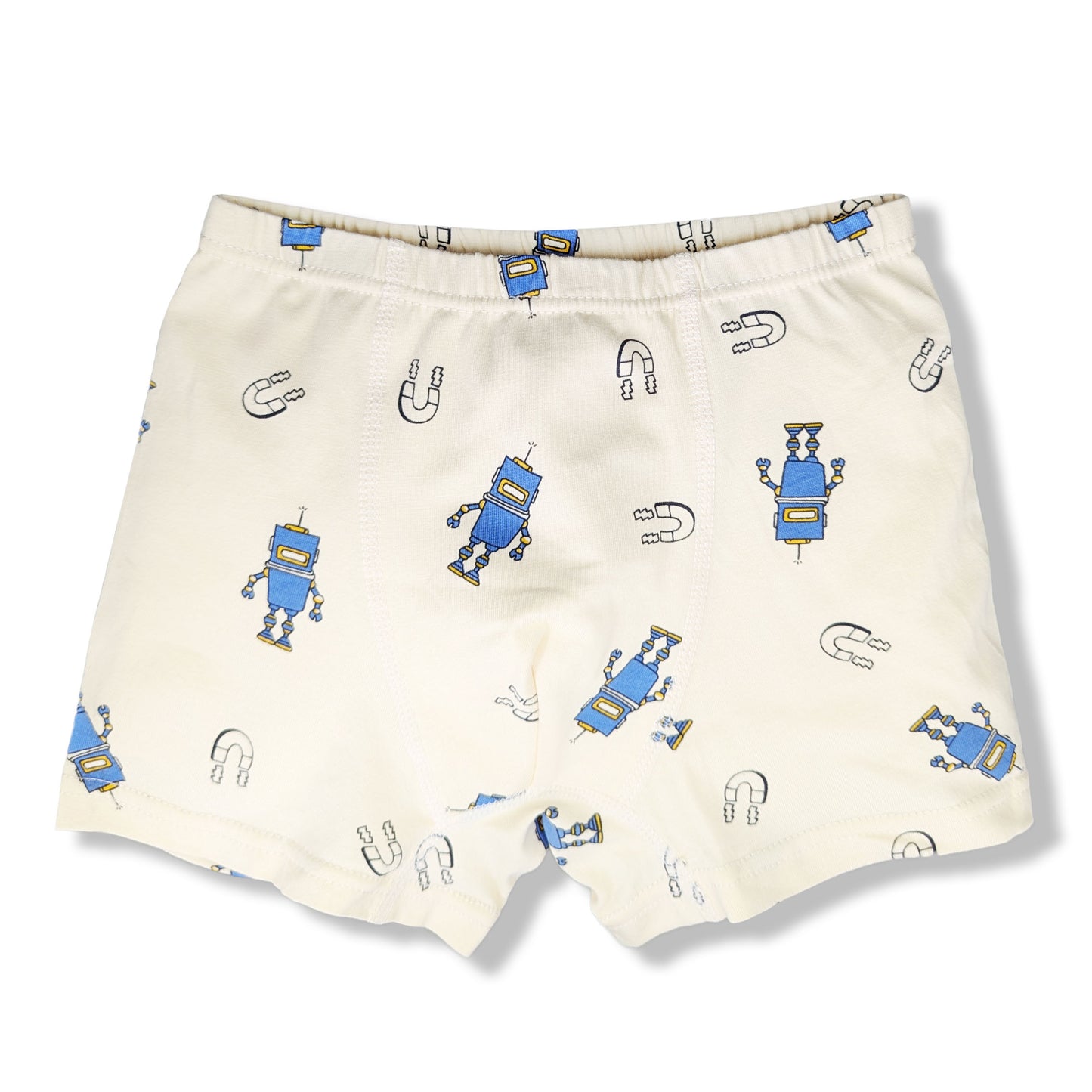 Moon Under the Bridge Boys' Soft Cotton Boxer Shorts Underwear Pack of 5 - Mix Design