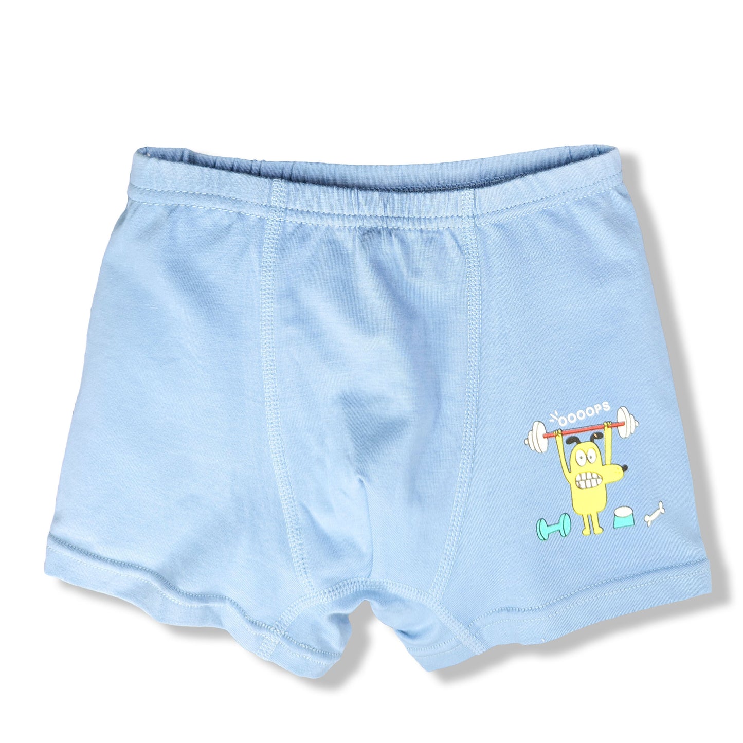 Moon Under the Bridge Boys' Soft Cotton Boxer Shorts Underwear Pack of 5 - Mix Design
