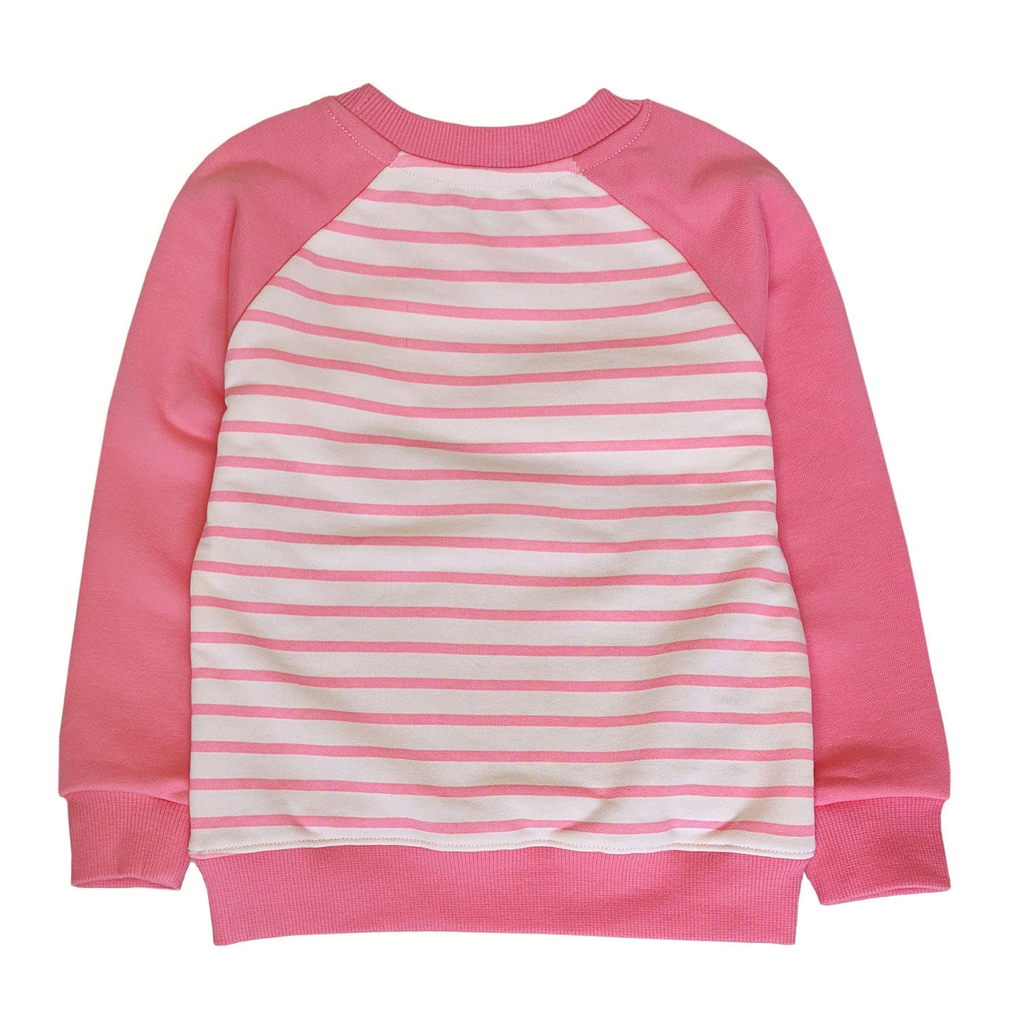 Pink Ladybird Cotton Crewneck Sweatshirt
