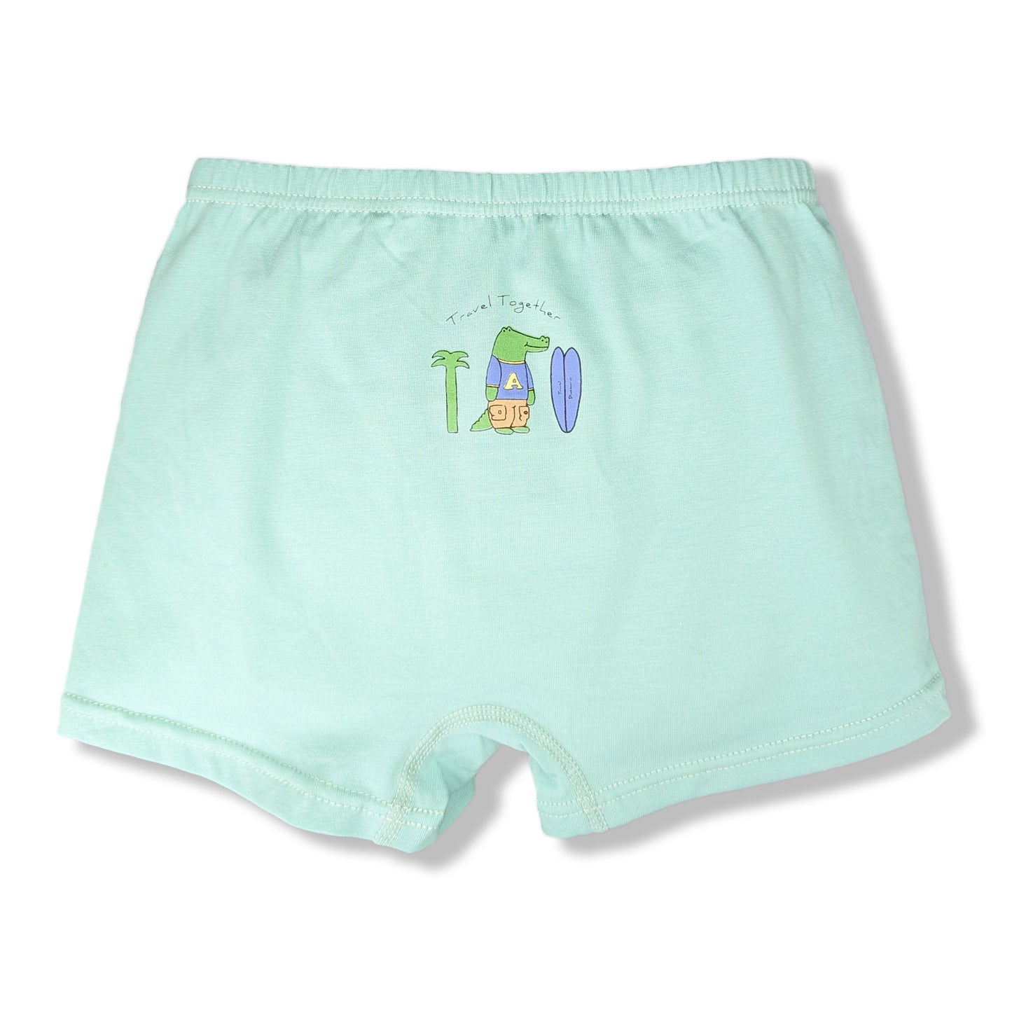 Moon Under the Bridge Boys' Soft Cotton Boxer Shorts Underwear Pack of 5 - Dinosaurs
