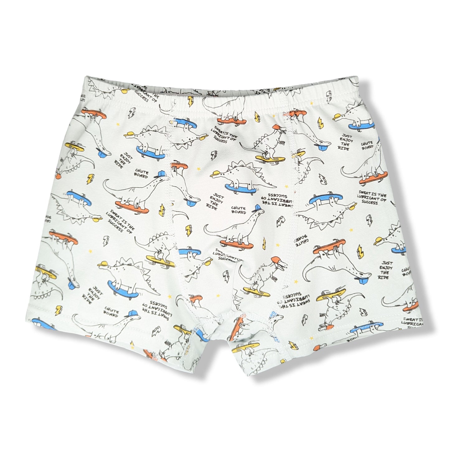 Moon Under the Bridge Boys' Soft Cotton Boxer Shorts Underwear Pack of 5 - Dinosaurs