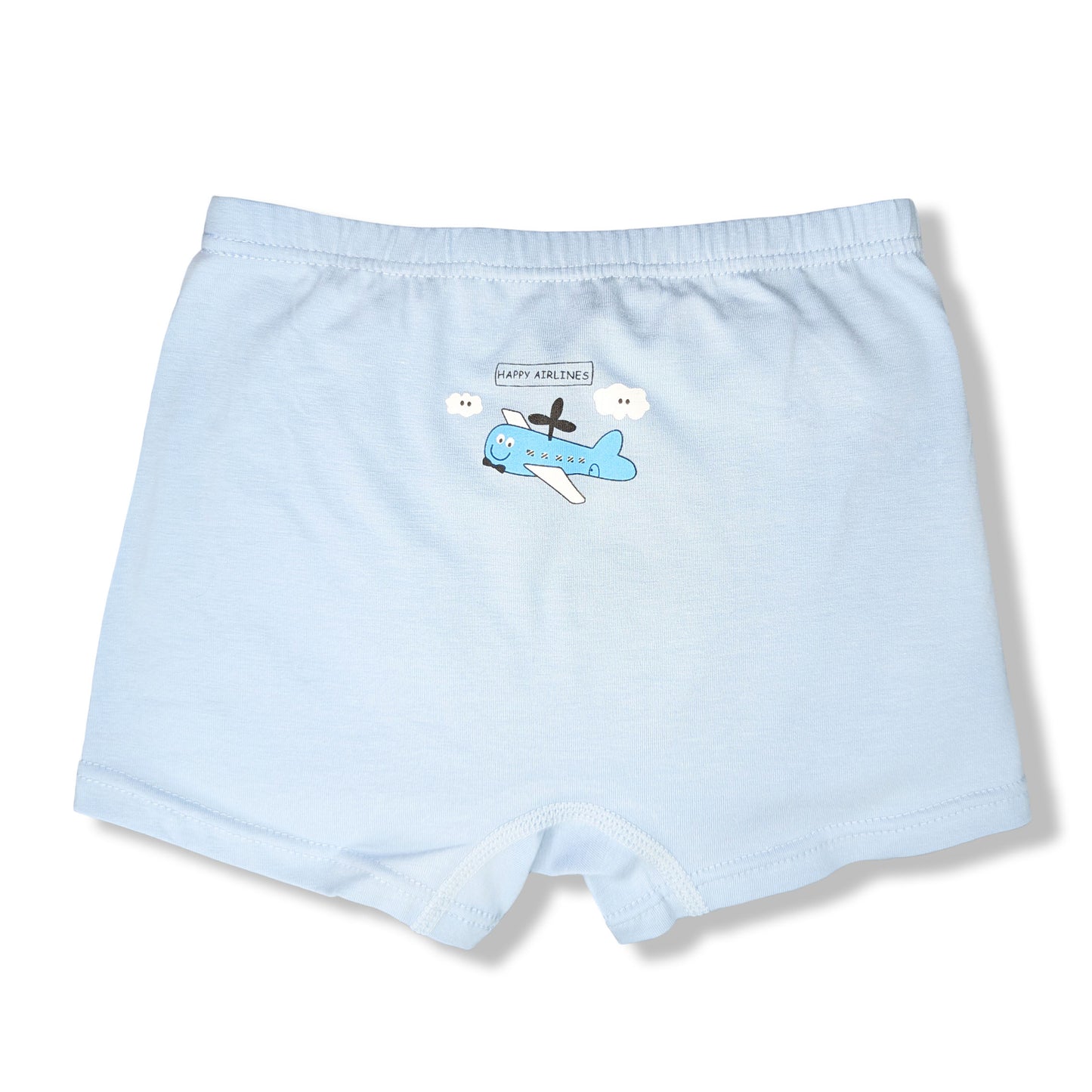 Moon Under the Bridge Boys' Soft Cotton Boxer Shorts Underwear Pack of 5 - Space