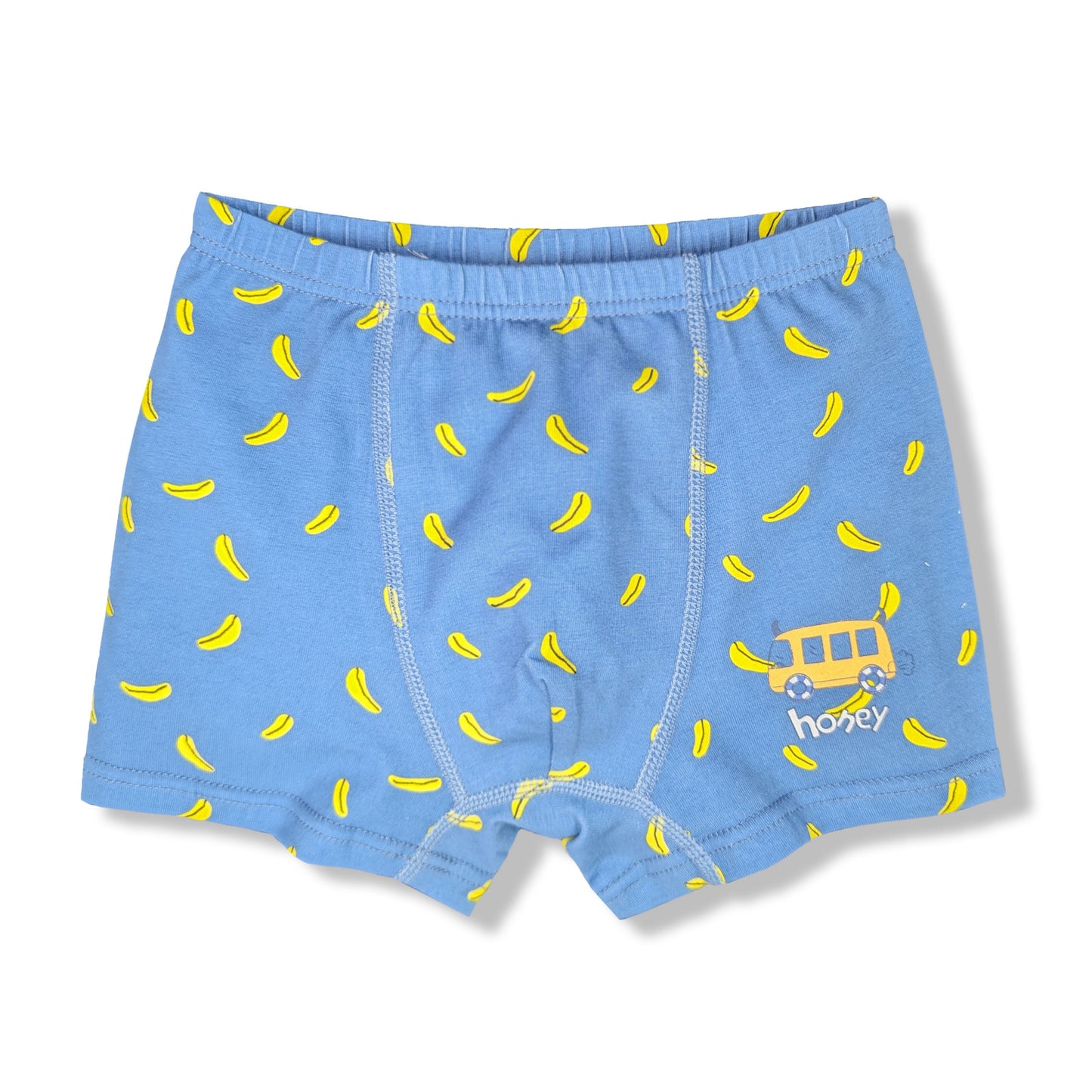 Moon Under the Bridge Boys' Soft Cotton Boxer Shorts Underwear Pack of 5 - Space