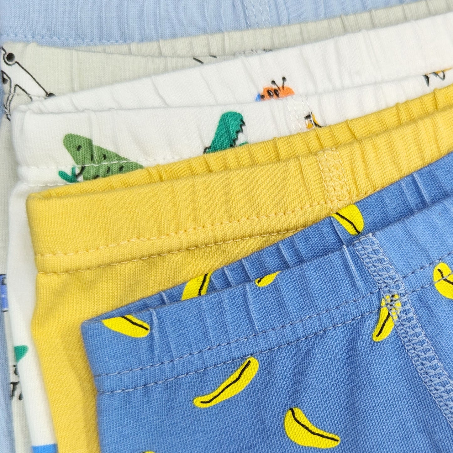 Moon Under the Bridge Boys' Soft Cotton Boxer Shorts Underwear Pack of 5 - Space