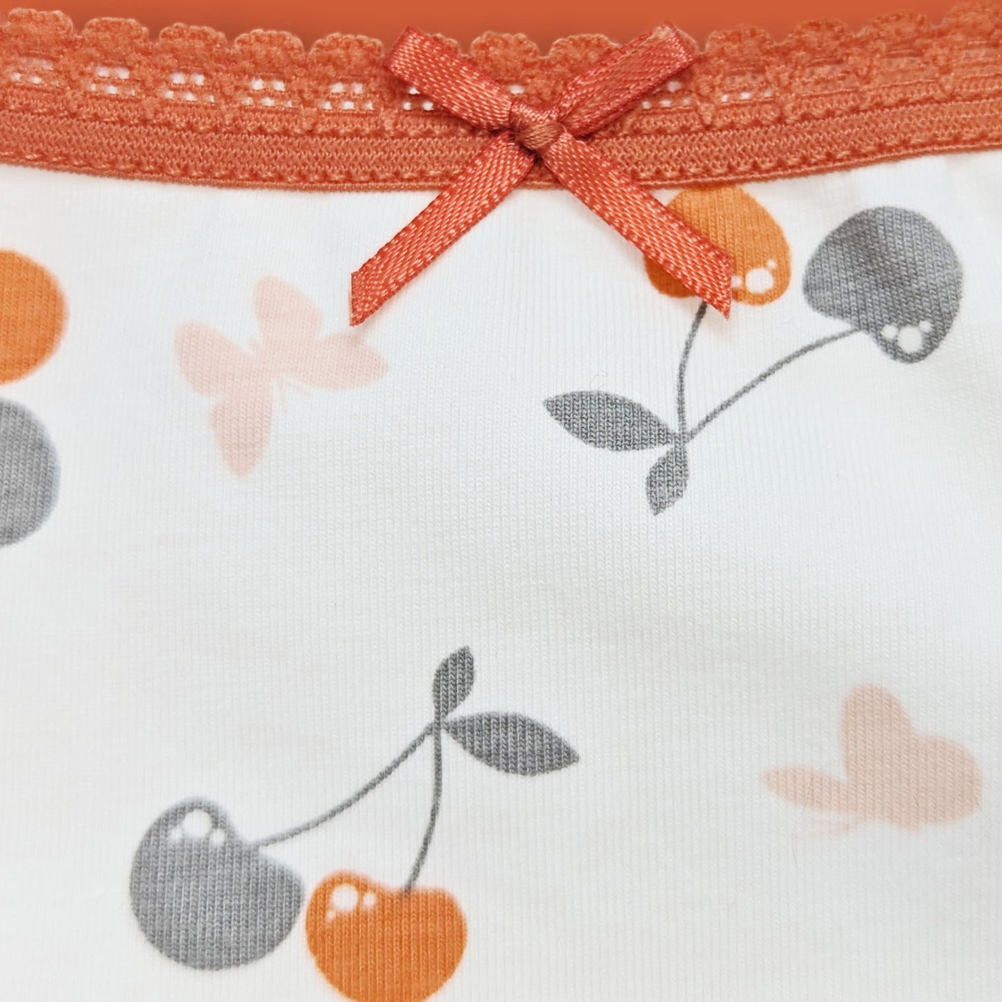 Moon Under the Bridge Girls' Soft Cotton Knickers Underwear Pack of 4 - RED