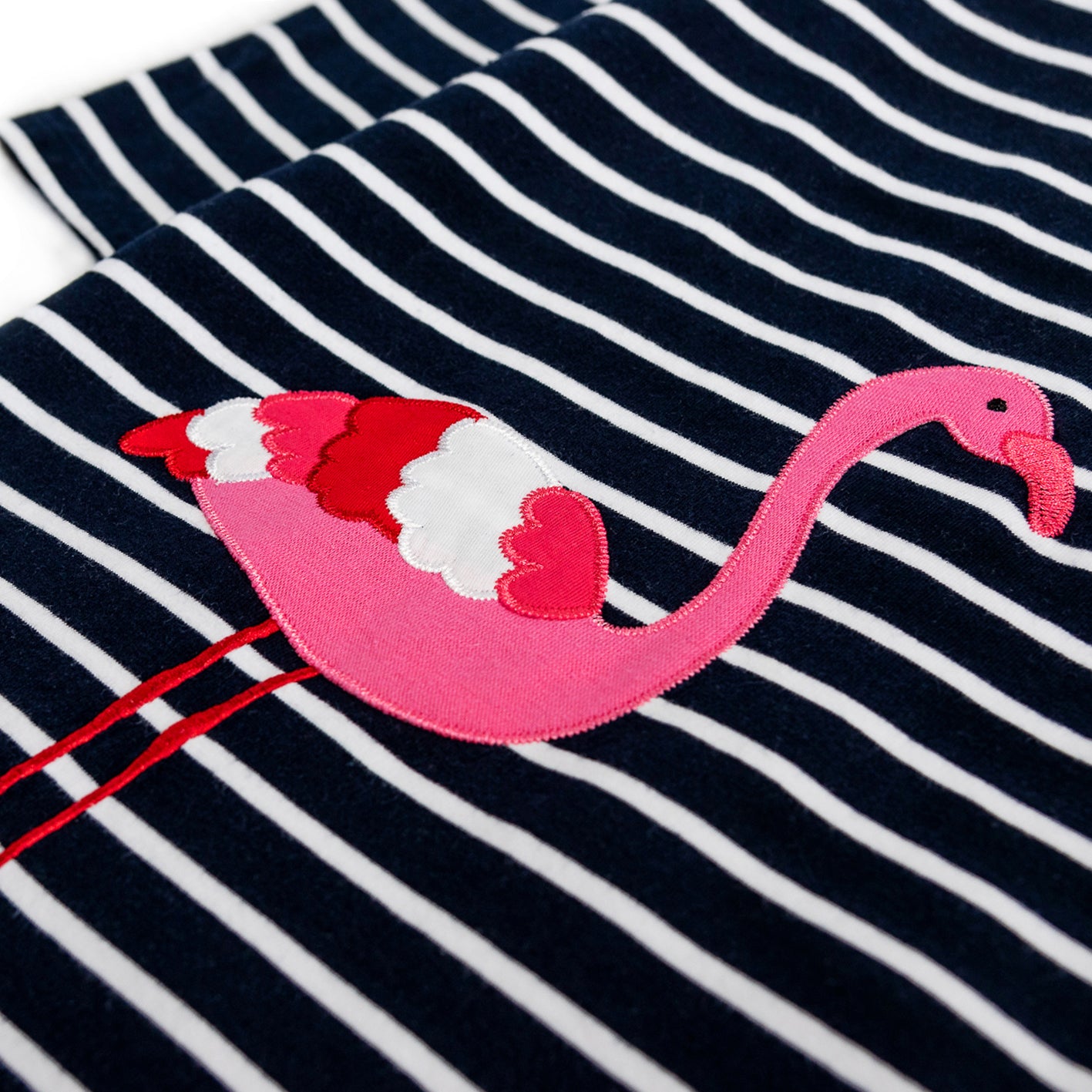 Flamingo Cotton Hoodie Dress