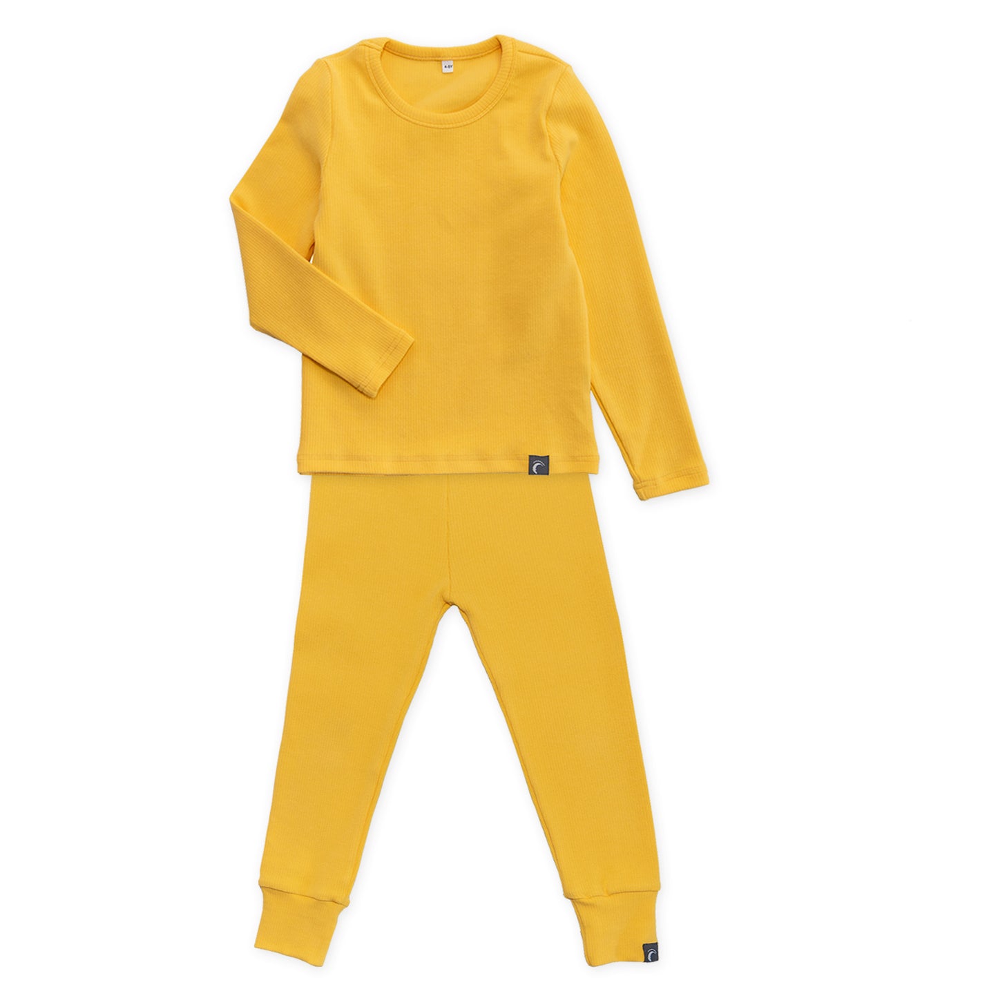 Yellow Long Sleeve Soft Comfy Cotton Baser Layer Pyjamas